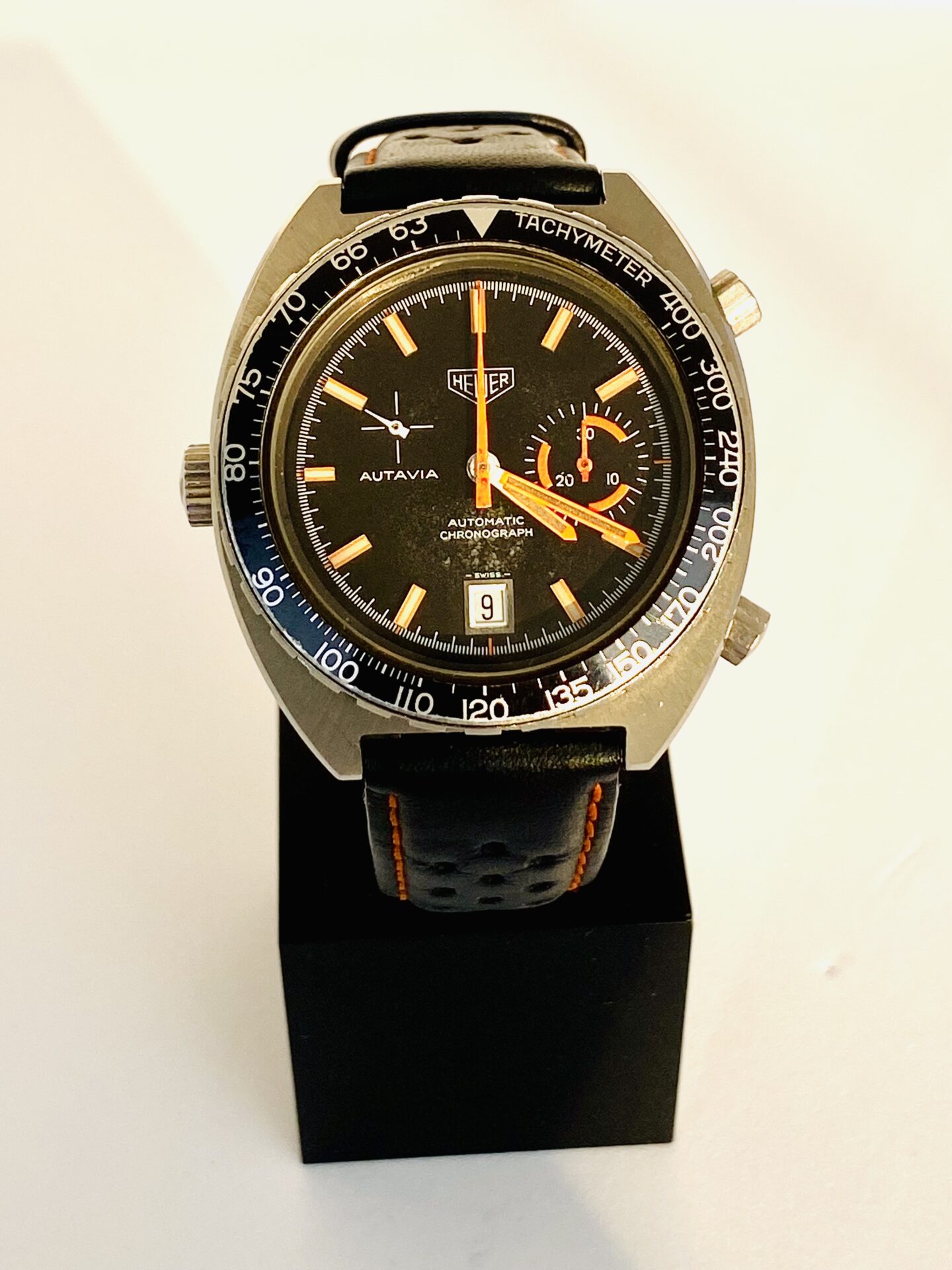 HUEUR Autavia « Orange Boy » ref 15630 Cal 15 – Image 3