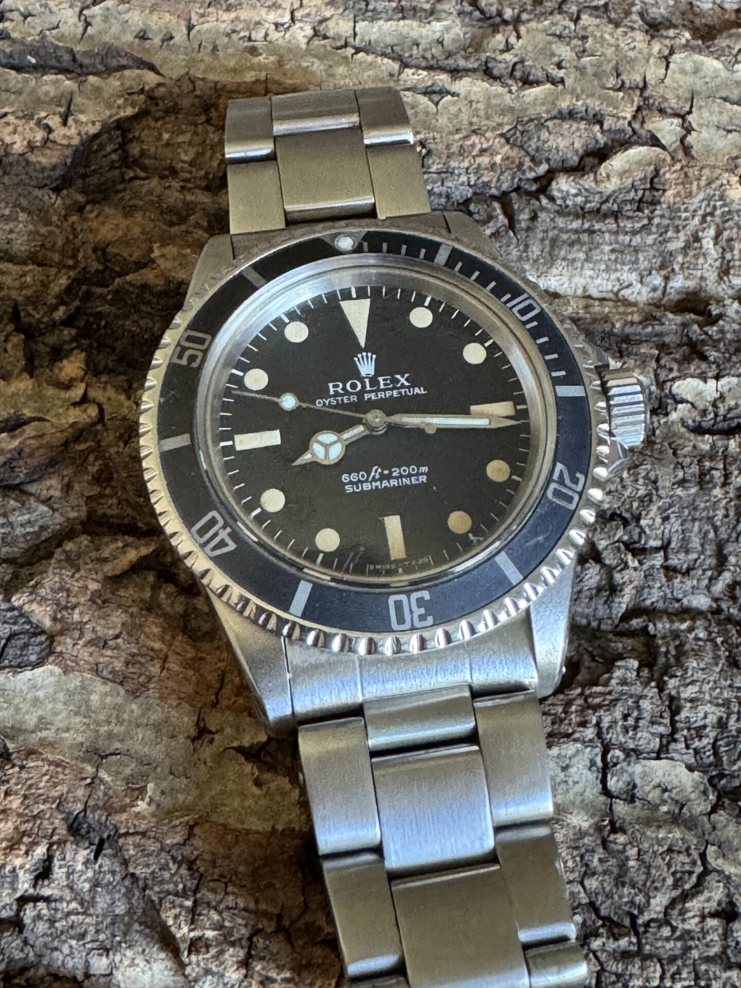Rolex Submariner 5513 cadran mat serif de 1973 boite papiers – Image 3