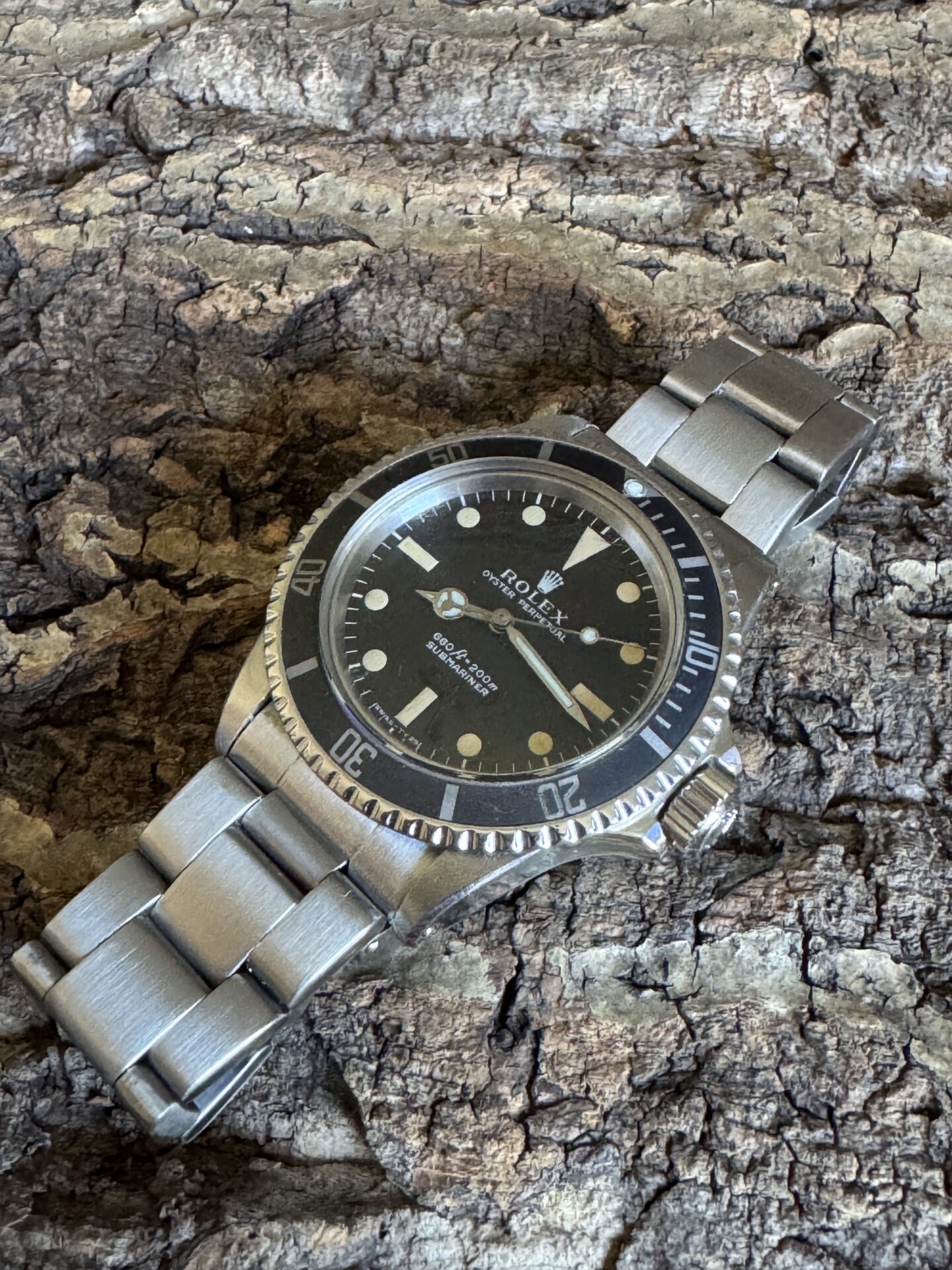 Rolex Submariner 5513 cadran mat serif de 1973 boite papiers – Image 4