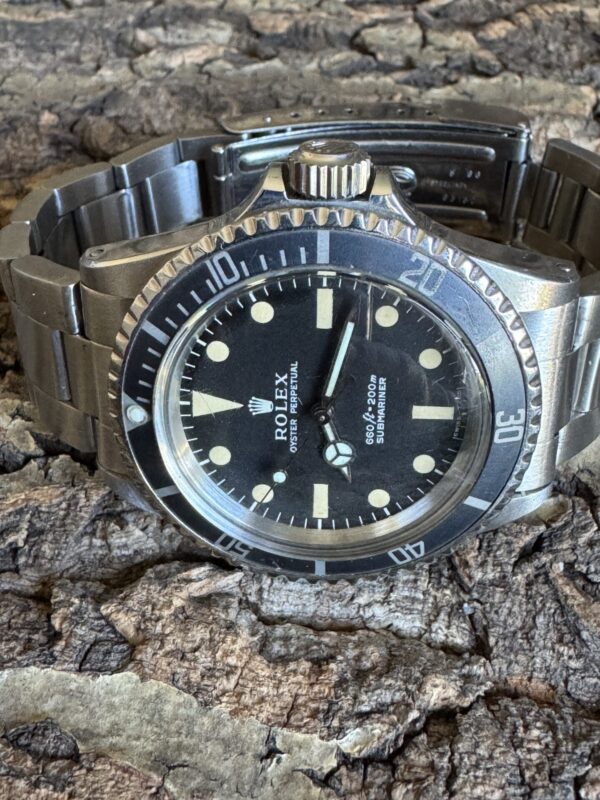 Rolex Submariner 5513 cadran mat serif de 1973 boite papiers - VINTAGE ...