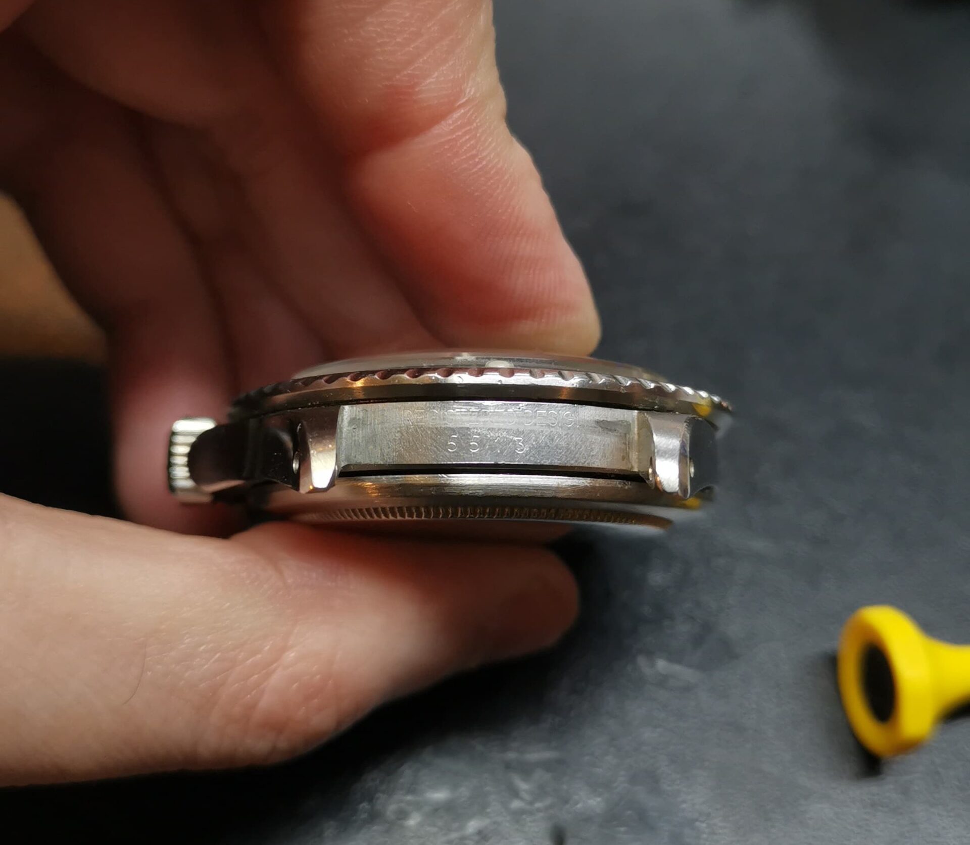 Rolex Submariner 5513 cadran mat serif de 1973 boite papiers – Image 14