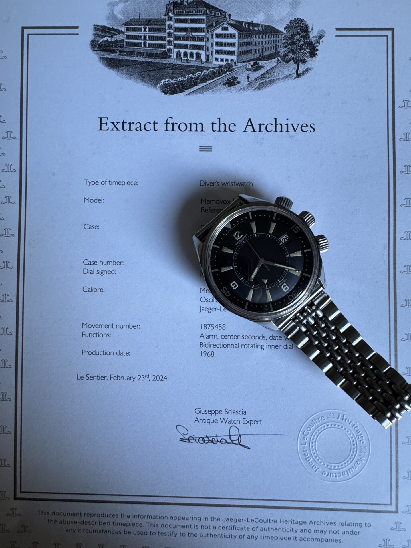 Jaeger-LeCoultre Polaris E859 – 1968 – Image 8