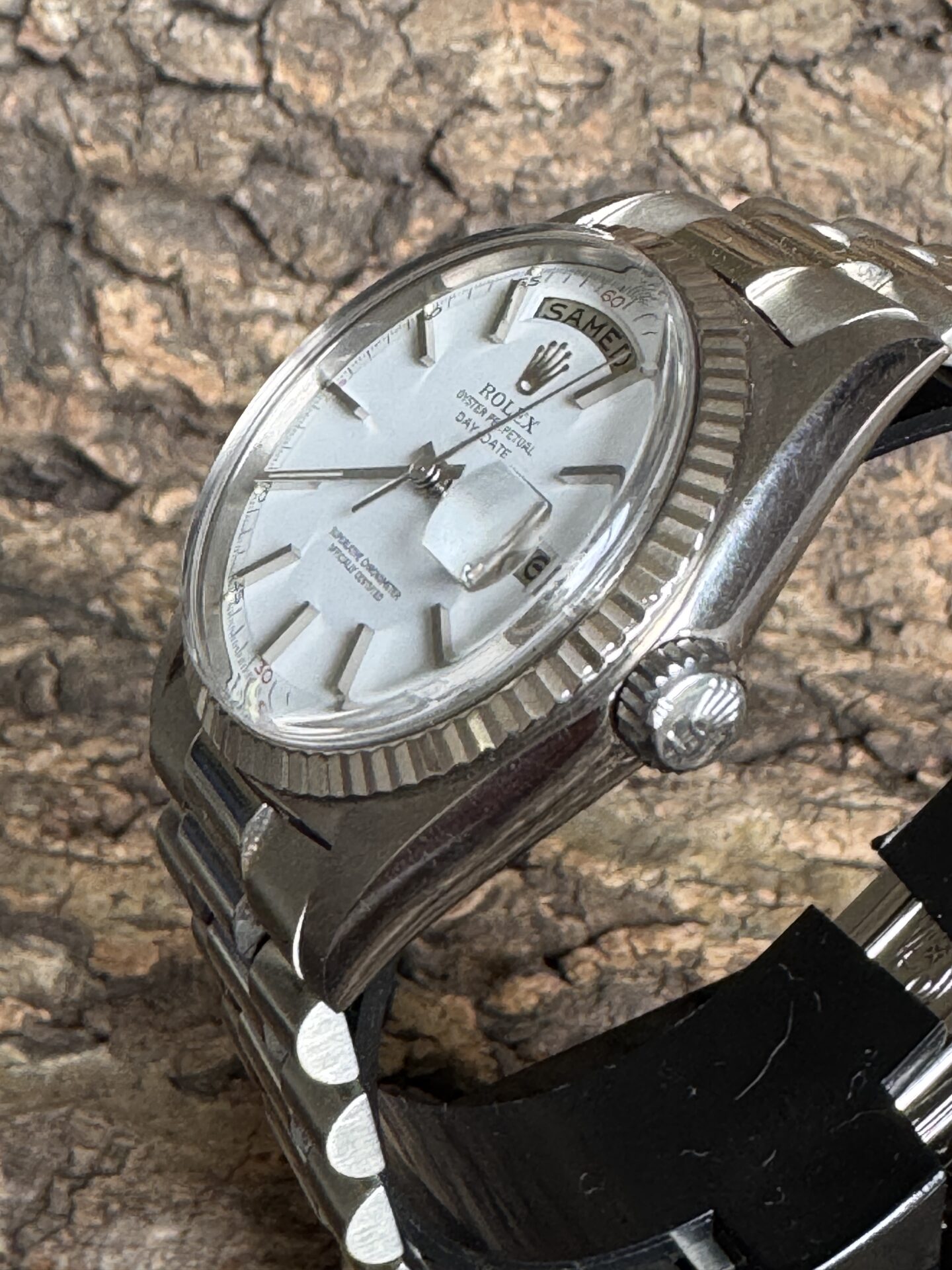 Rolex Day-Date Président Or Blanc Full Set de 1968 – Image 3